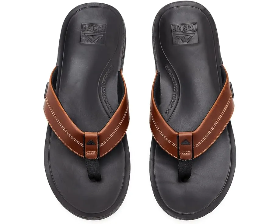 Сандалии Reef Leather Offshore из натуральной кожи с анатомической стелькой