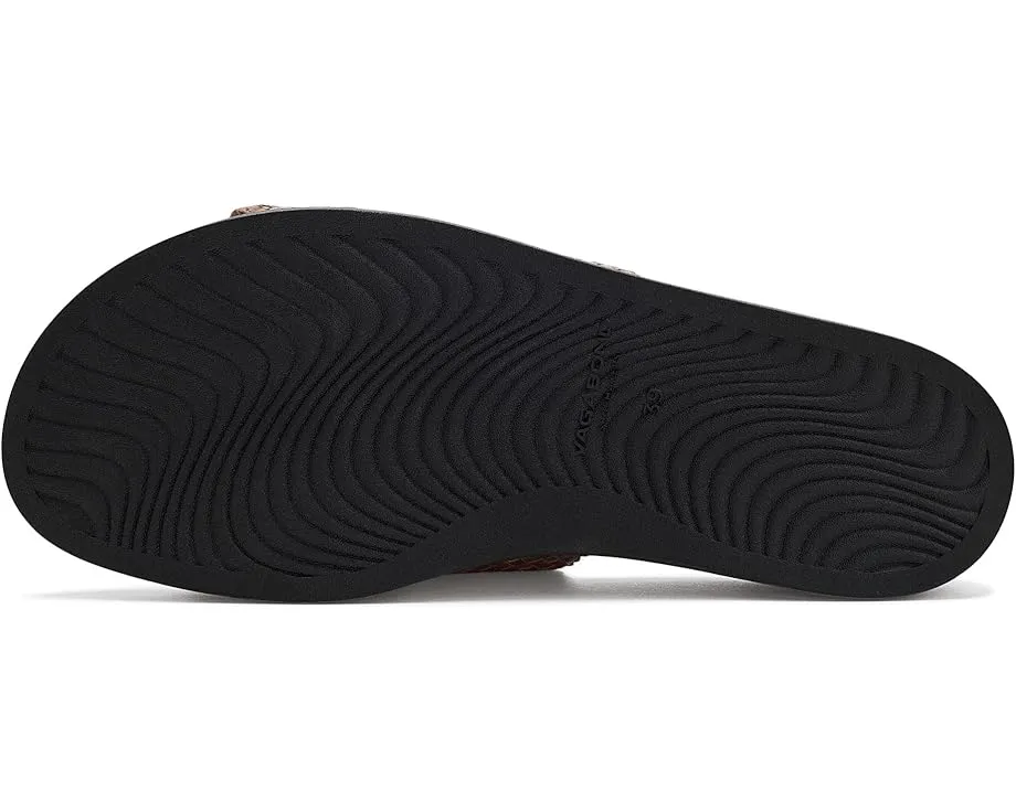 Босоножки Effie от Vagabond Shoemakers с перепонкой из кожи коньячного цвета