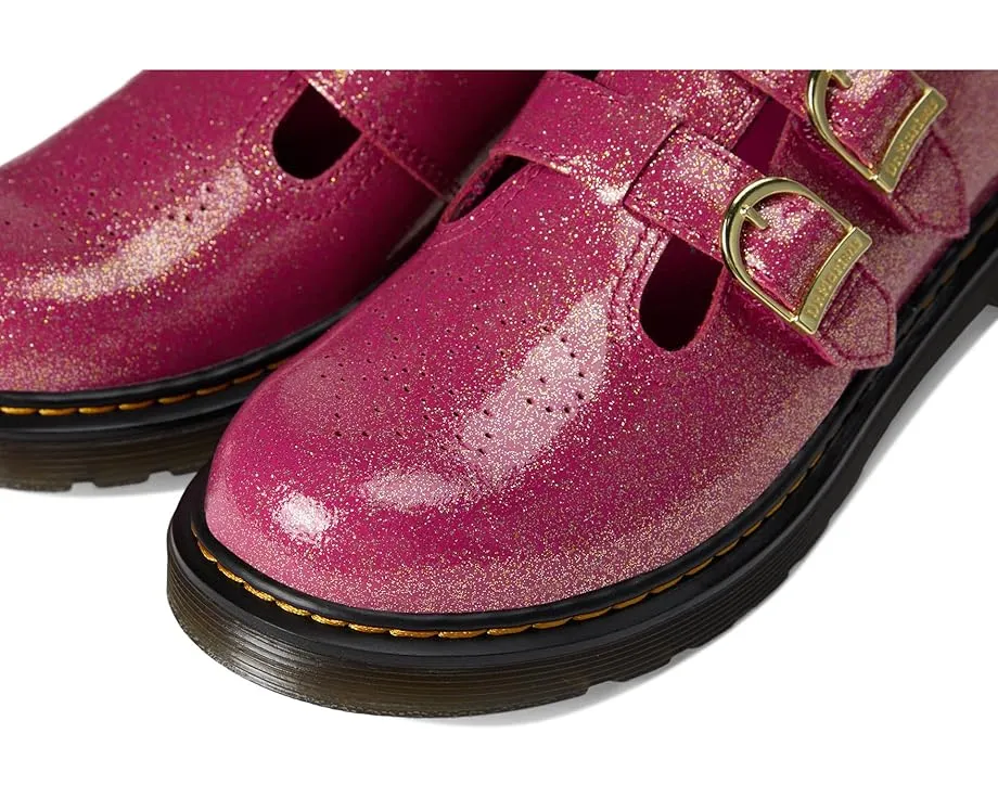 Детские туфли Dr. Martens 8065 T с перфорацией и пряжками