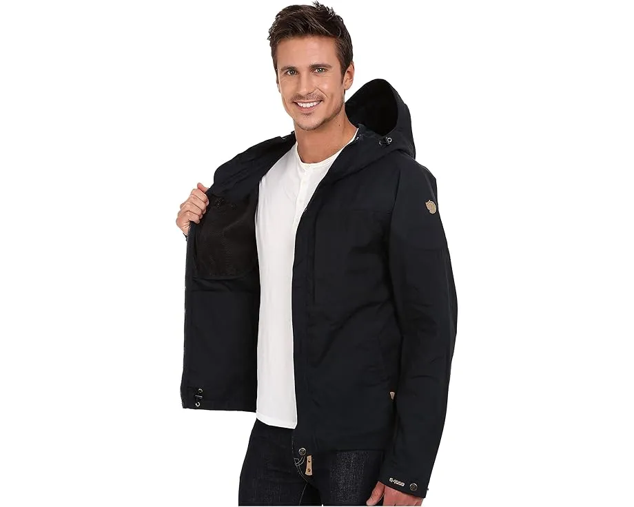 Куртка Fjällräven Skogsö из ткани G-1000 с капюшоном и кожаными деталями