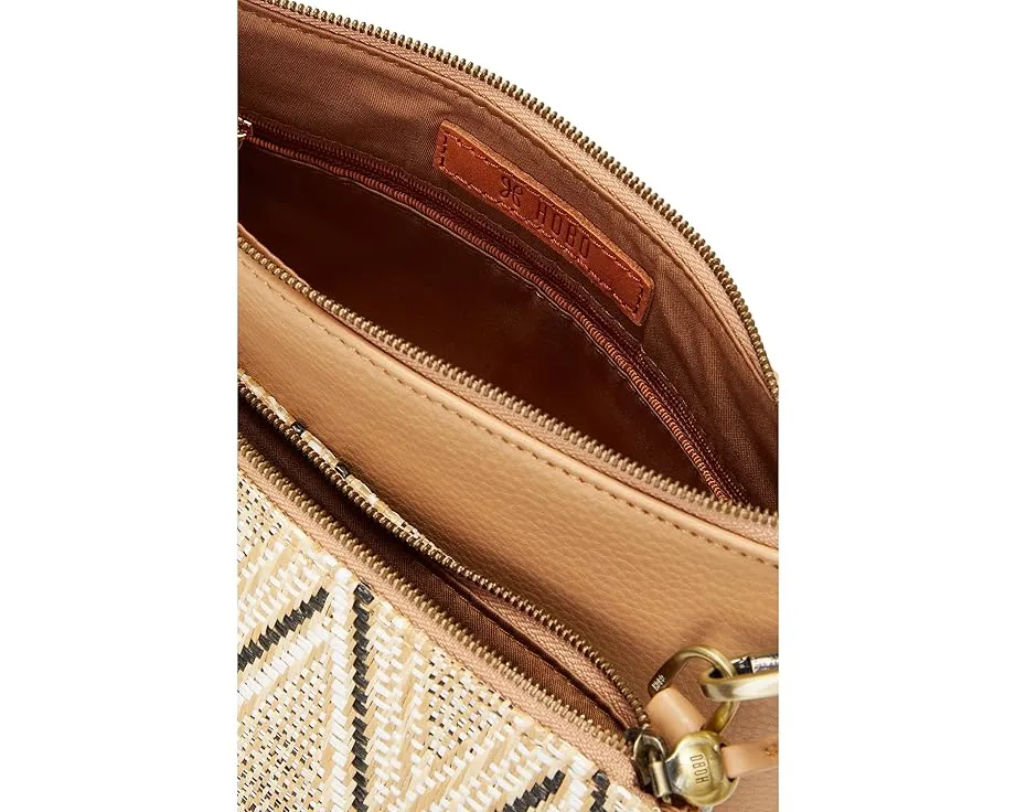 Кожаная сумка через плечо HOBO Darcy Double с дизайном под змею