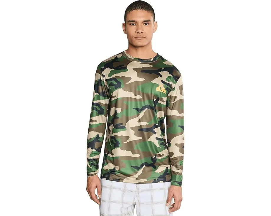 Quiksilver Everyday футболка с длинным рукавом для серфинга Камуфляж