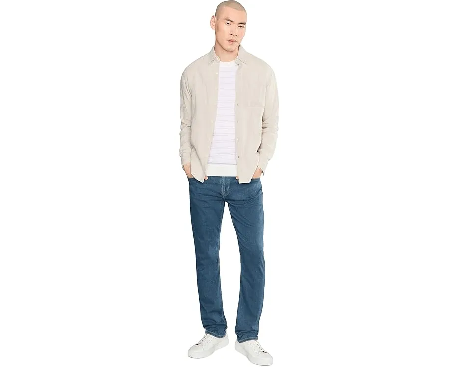 Джинсы Federal Transcend Slim Straight от Paige в среднем стирке