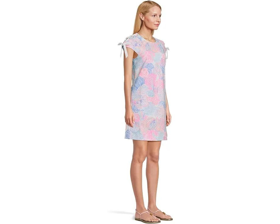 Платье Lilly Pulitzer Meret Shift приталенное с кружевными шнурками