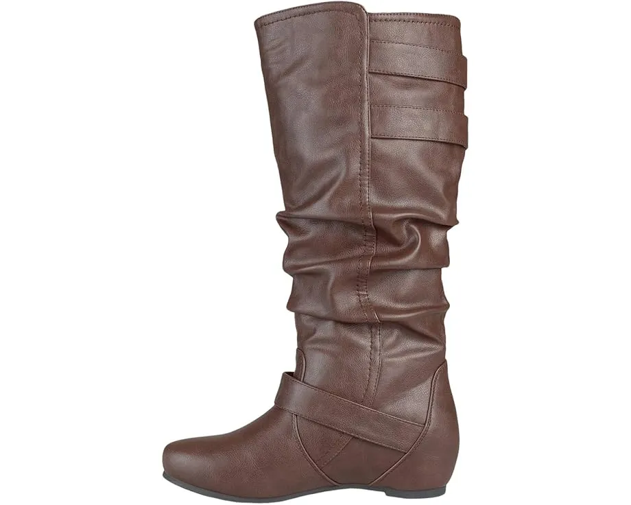 Ботинки Tiffany от Journee Collection с искусственной кожей и пряжками