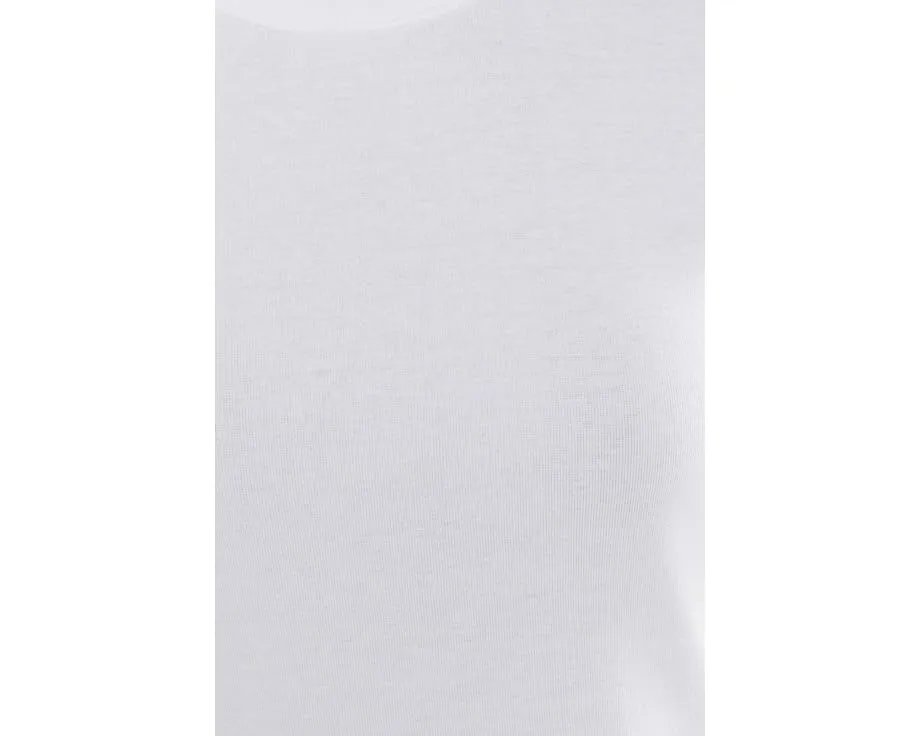 Футболка AllSaints Stevie из 100% хлопка с коротким рукавом и прямым подолом