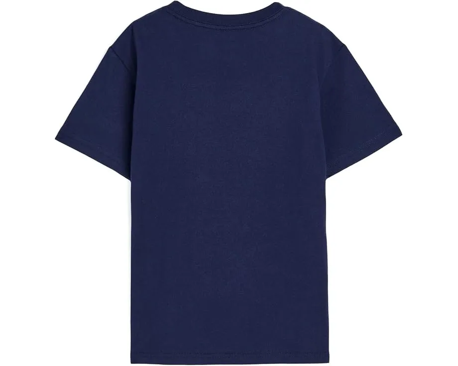 Детская футболка Polo Ralph Lauren Kids Flag Cotton с аппликацией американского флага