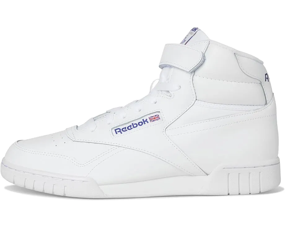 Кроссовки Reebok Ex O Fit Hi с верхом из мягкой кожи и ремешком на липучке