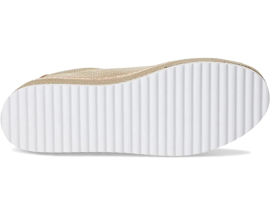 Кроссовки Donald Pliner Dew из мягкой кожи и рафии на платформе с памятью формы