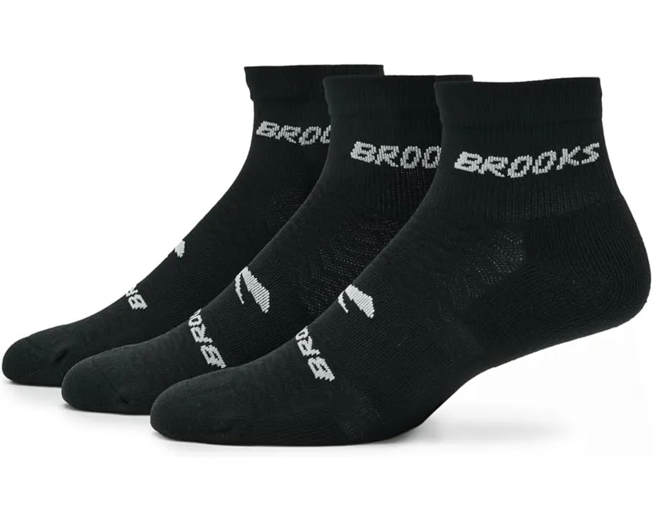 Носки для бега Brooks Run-In Quarter 3 пары с анатомической пяткой