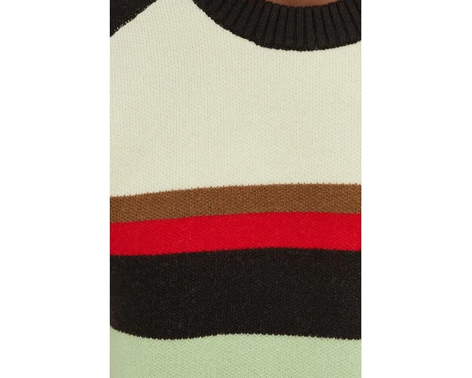 Свитер Madewell Stripe Aspen с регланными рукавами и полосатым узором