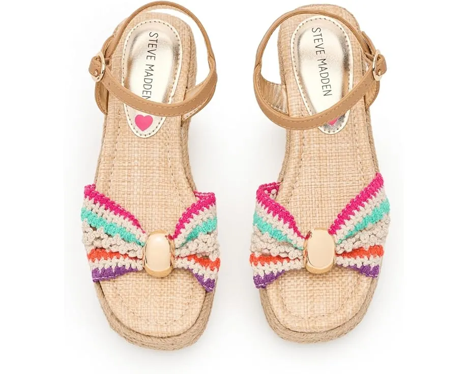 Сандалии Steve Madden Kids Bowden на платформе с ремешком на щиколотке