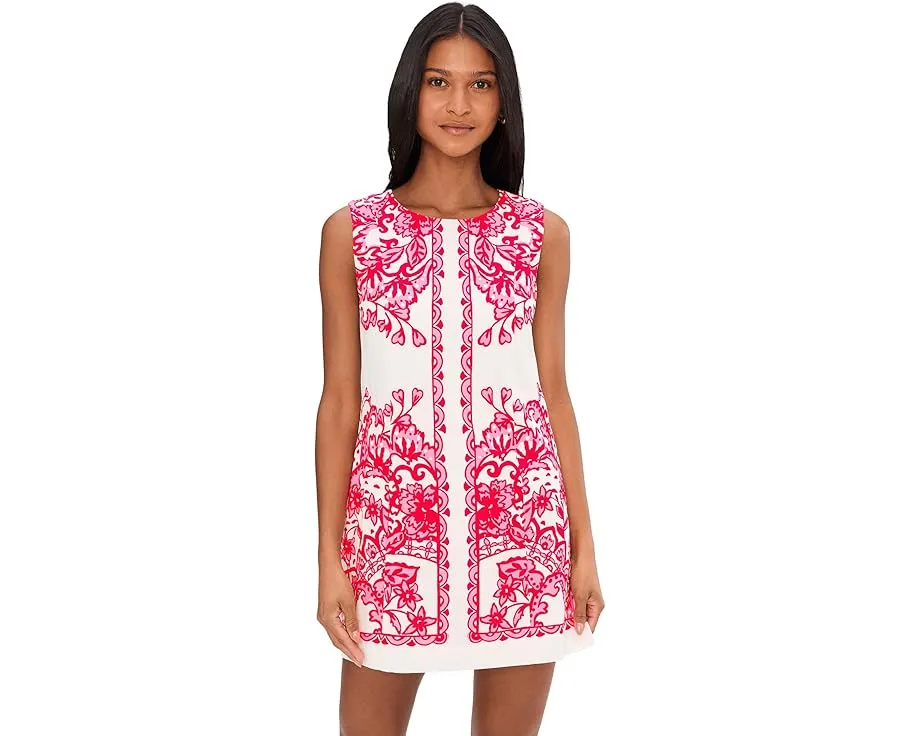 Комбинезон-платье Sadie Shift от Lilly Pulitzer с кружевной отделкой и разрезом