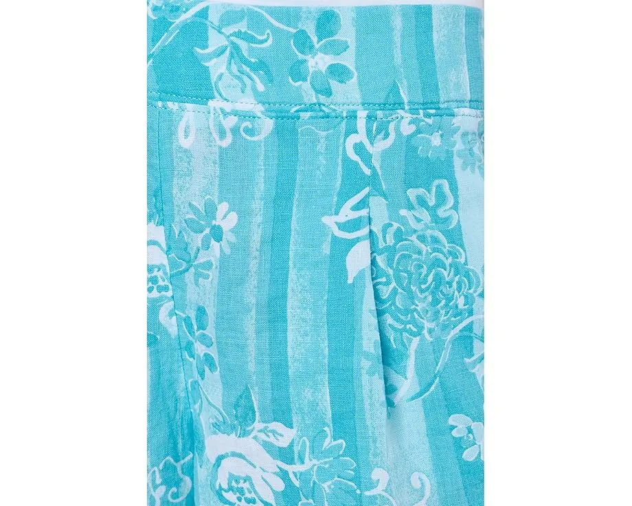 Lilly Pulitzer Льняные шорты Captina с высокой посадкой