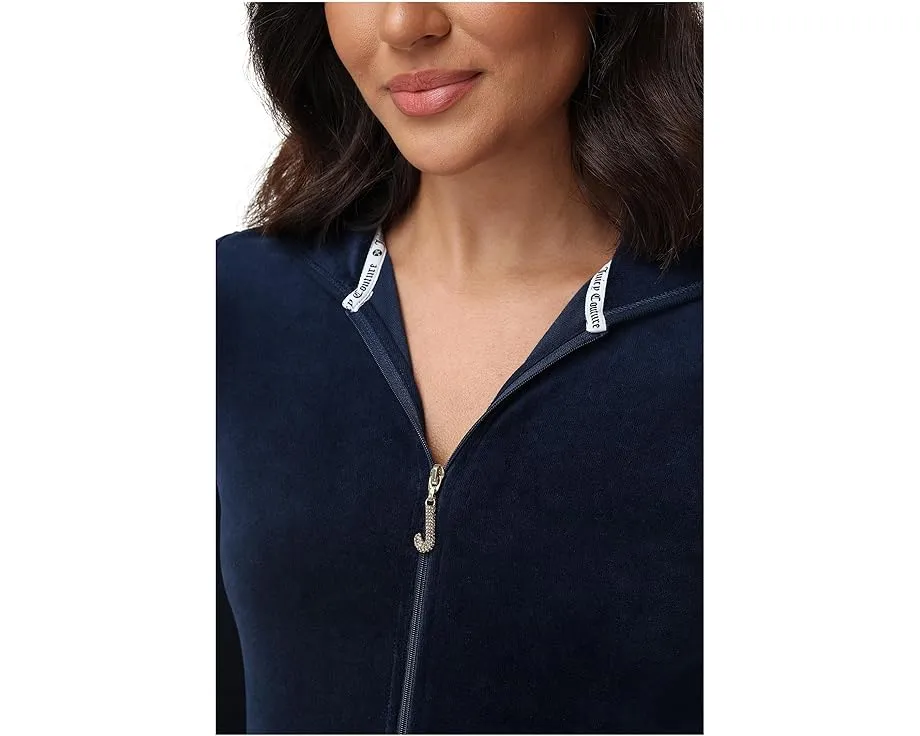 Толстовка Juicy Couture Heritage с капюшоном и большим карманом-кенгуру