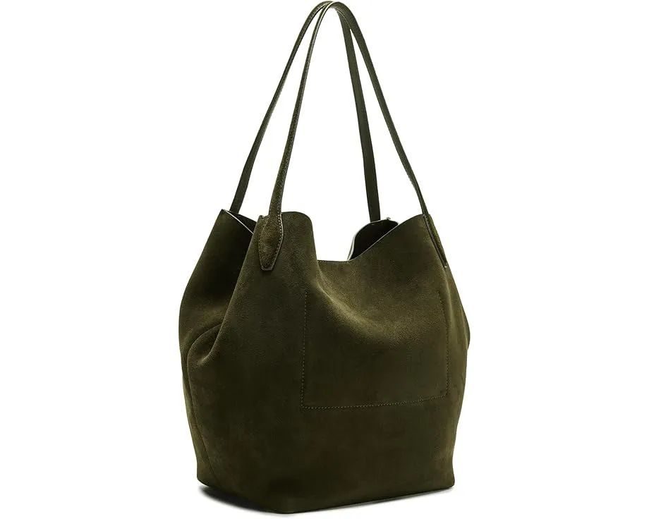 Сумка Madewell Shopper из мягкой зернистой замши с магнитной застежкой