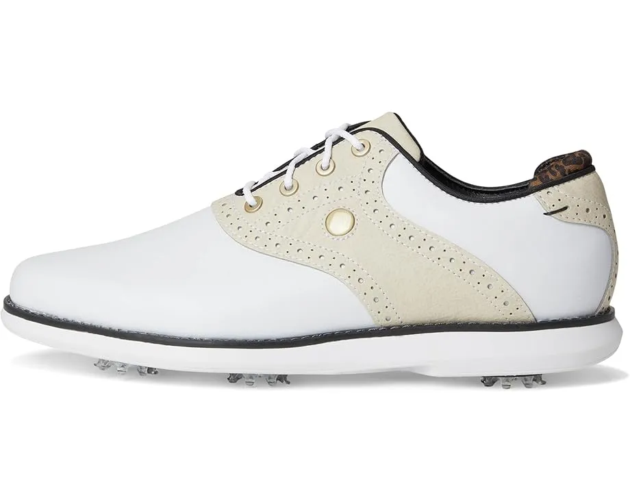 Гольф обувь FootJoy Traditions с водонепроницаемой конструкцией и шипами