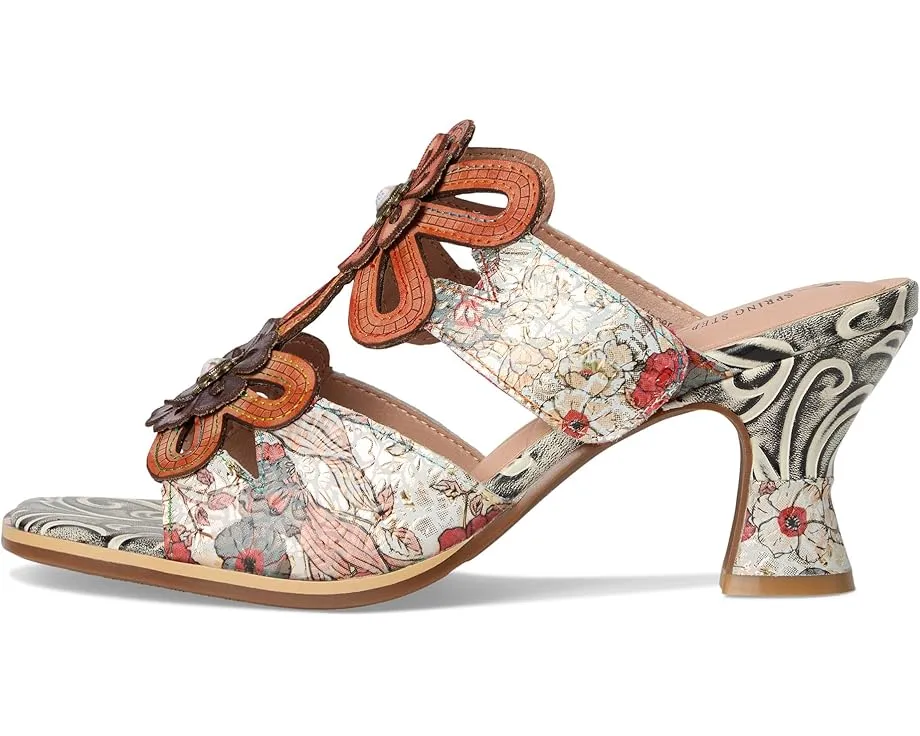 Сандалии L'Artiste by Spring Step Alania с ручной росписью и французским каблуком