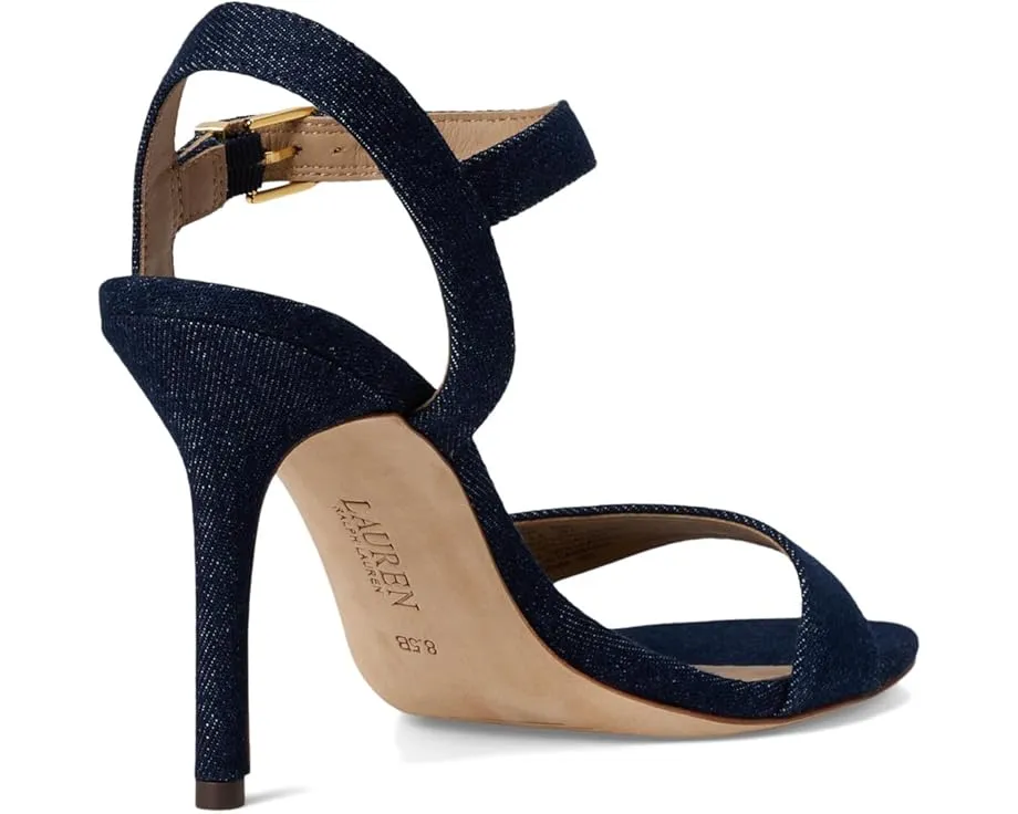 Босоножки LAUREN Ralph Lauren Gwen из денима на каблуке-стилете