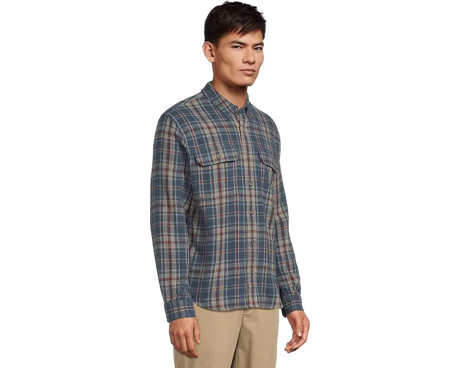 L.L.Bean Рубашка 1913 Field Flannel в клетку с карманами и слегка приталенным кроем