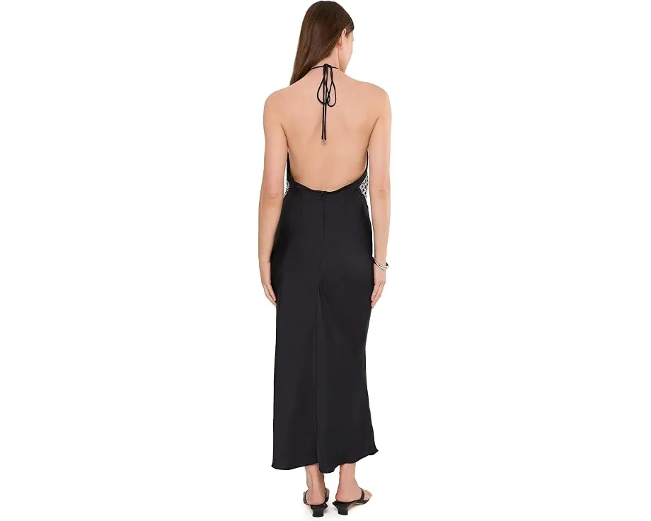 Платье миди Free People Citrine принтом цветов