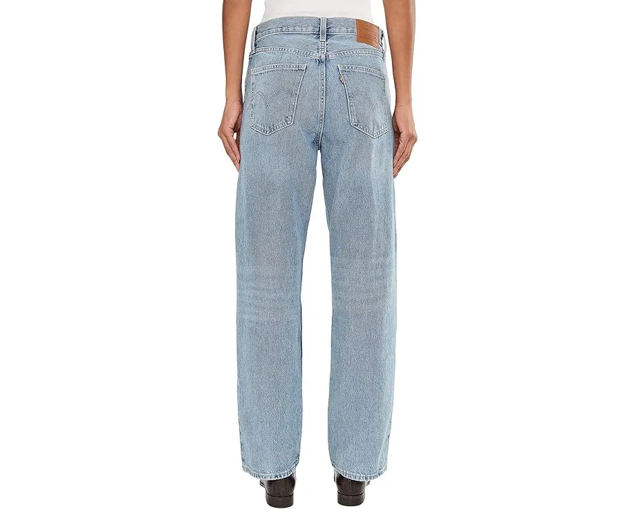 Джинсы Levi's Dad Jean с резинкой на талии и прямым кроем