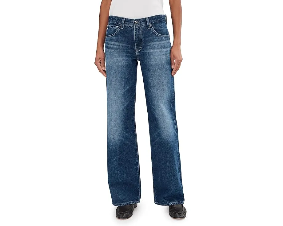 Джинсы AG Jeans Adria низкой посадки свободные с широкими штанинами