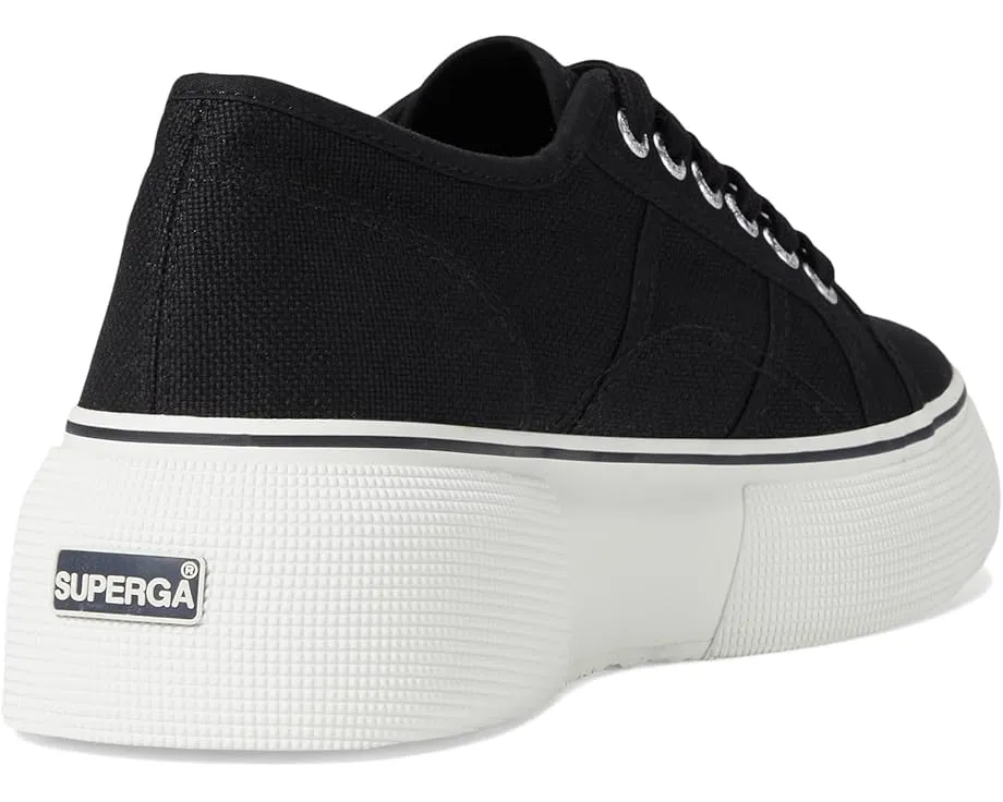 Кроссовки Superga 2287 Bubble Line на платформе с круглым носком