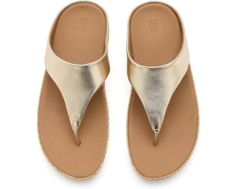 Сандалии FitFlop Lulu Lux с плетеным кожаным верхом и графичной подошвой