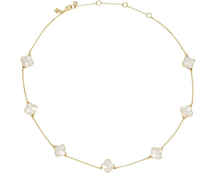 Spade Flower Scatter Necklace