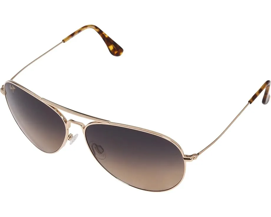 Солнцезащитные очки Maui Jim Mavericks в авиаторском стиле с линзами PolarizedPlus2