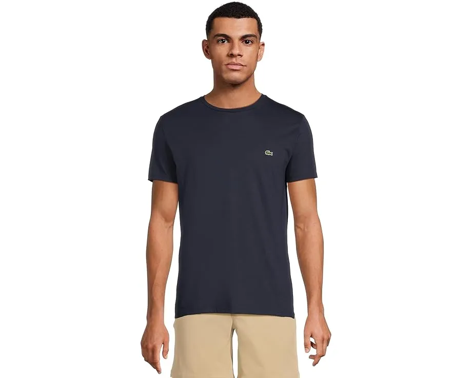 Футболка Lacoste с коротким рукавом и круглым вырезом из пима-хлопка