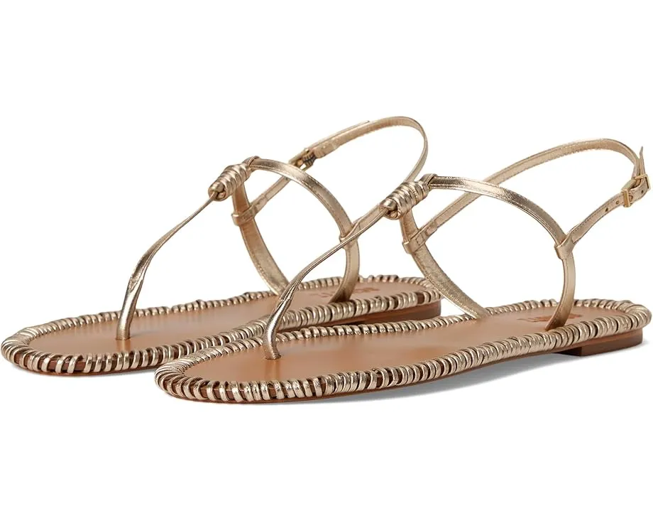 Босоножки Schutz Elsha Sewing с миндалевидным носком и плоским каблуком