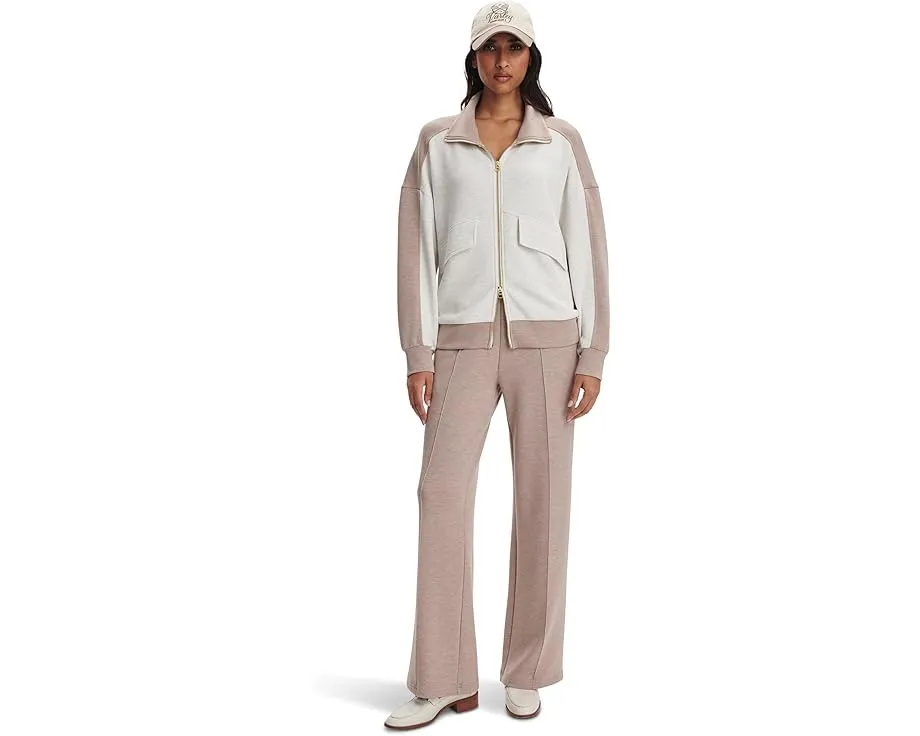 Двухцветная толстовка Varley Garcia на молнии с высоким воротником