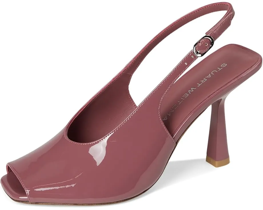 Туфли Val Slingback 85 Stuart Weitzman на шпильке с открытым мысом