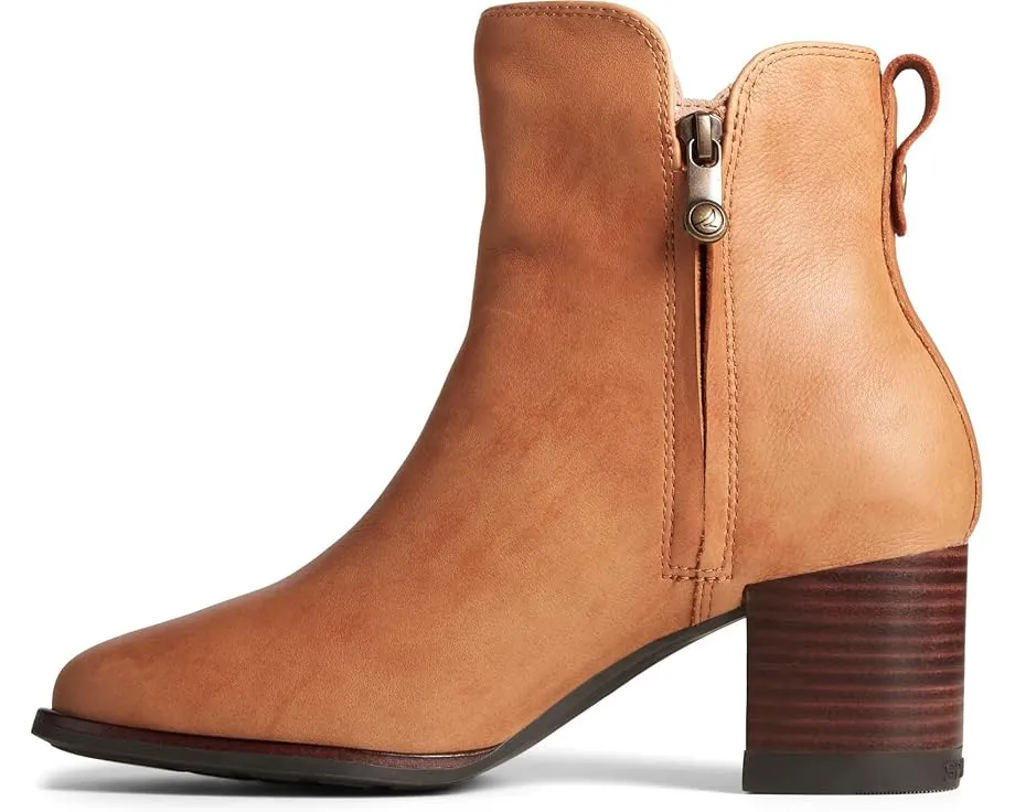 Ботинки Sperry Seaport Heel на каблуке с кожаным верхом