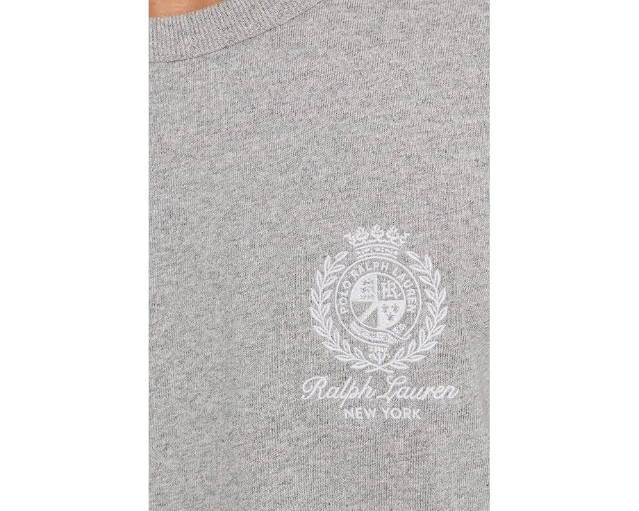 Свободная футболка Polo Ralph Lauren с принтом из джерси