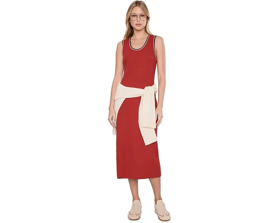 Varley трикотажное платье Mikel Knit с цветом босса-нова