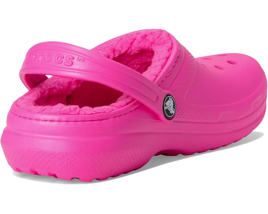 Crocs Classic Lined Clog детские утепленные сабо с искусственным мехом