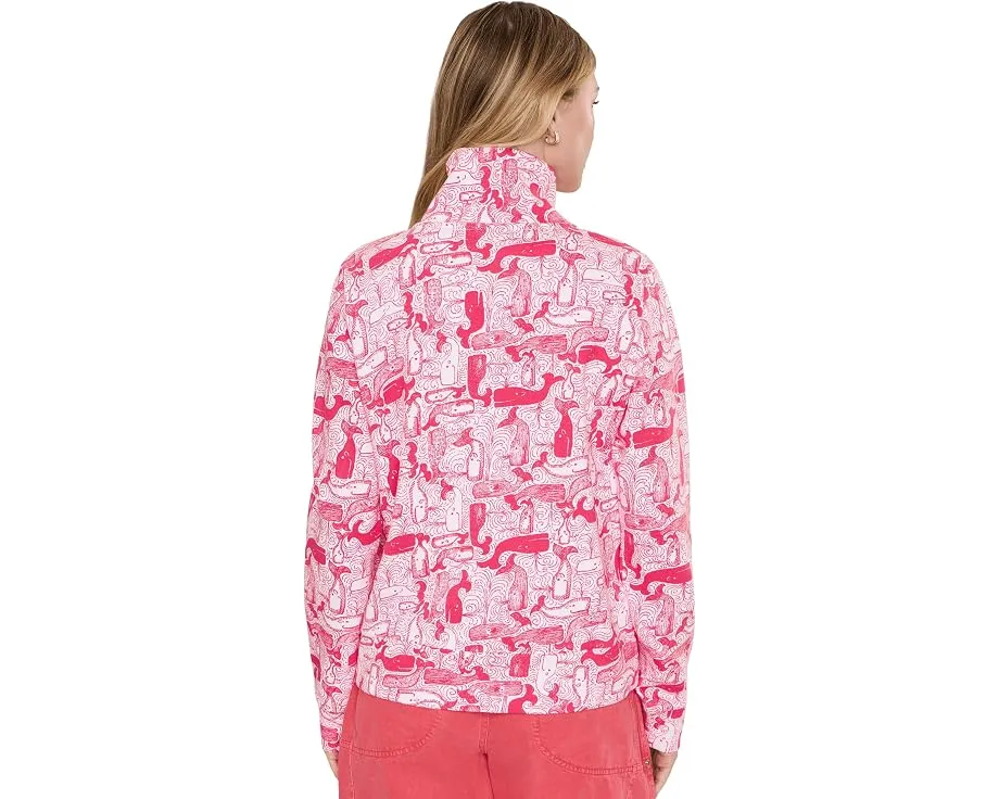 Поло Eleni с полузастежкой и длинными рукавами Lilly Pulitzer
