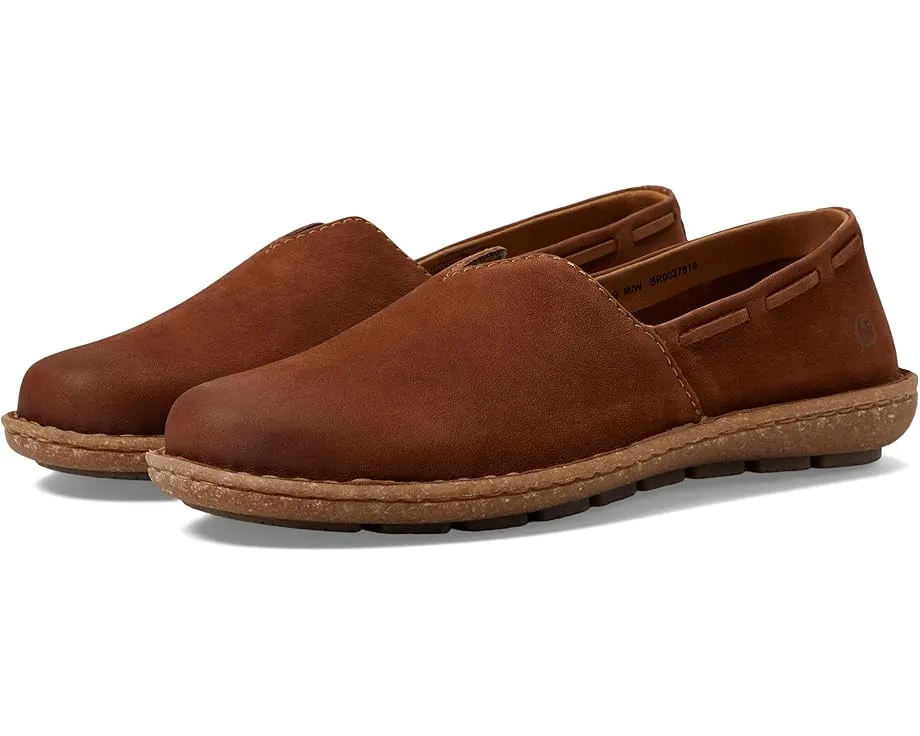 Слипоны Born Naya из мягкого нубука с пробковой стелькой и гибкой подошвой