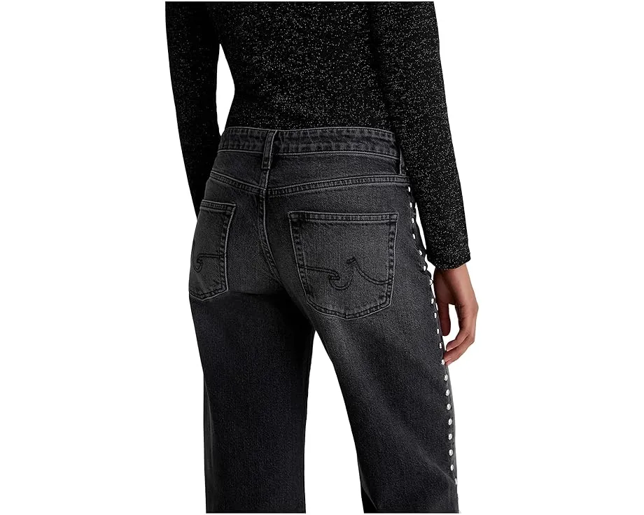 Джинсы AG Adria с низкой посадкой и широкими штанинами