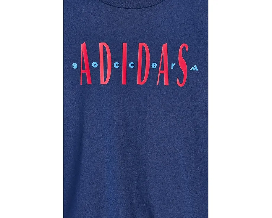 Футболка adidas Kids Adidas Soccer с принтом Lineage из мягкого хлопкового джерси