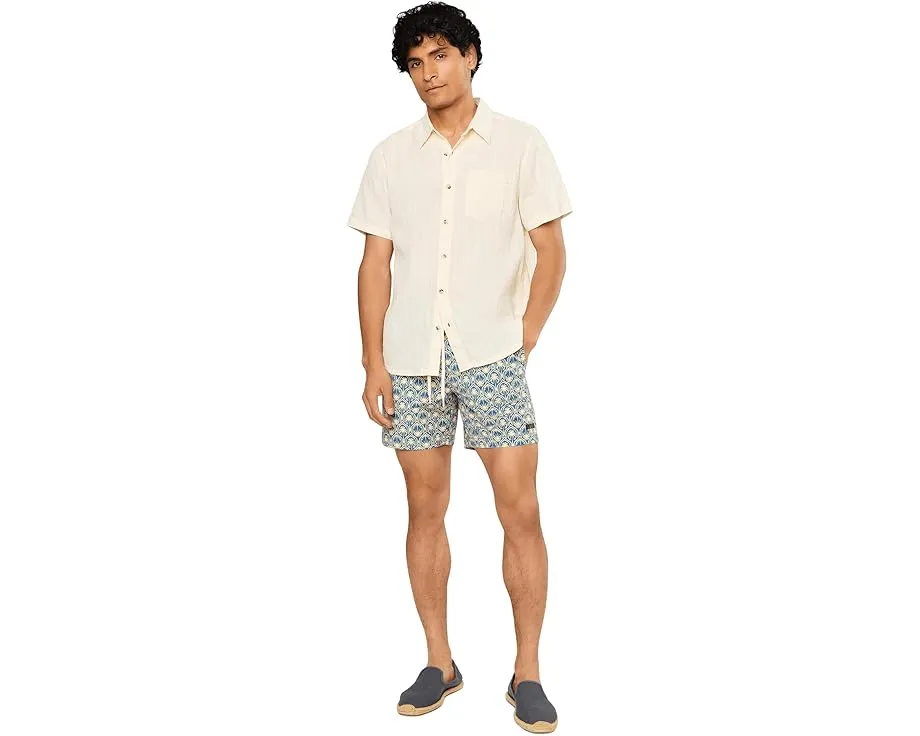 Плавательные шорты Faherty All Day Trunk Golden Palm Mosaic