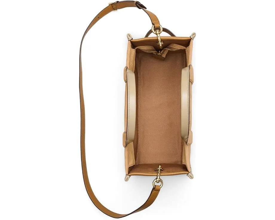 Средняя сумка-тоут Marc Jacobs из замши со съемным ремнем