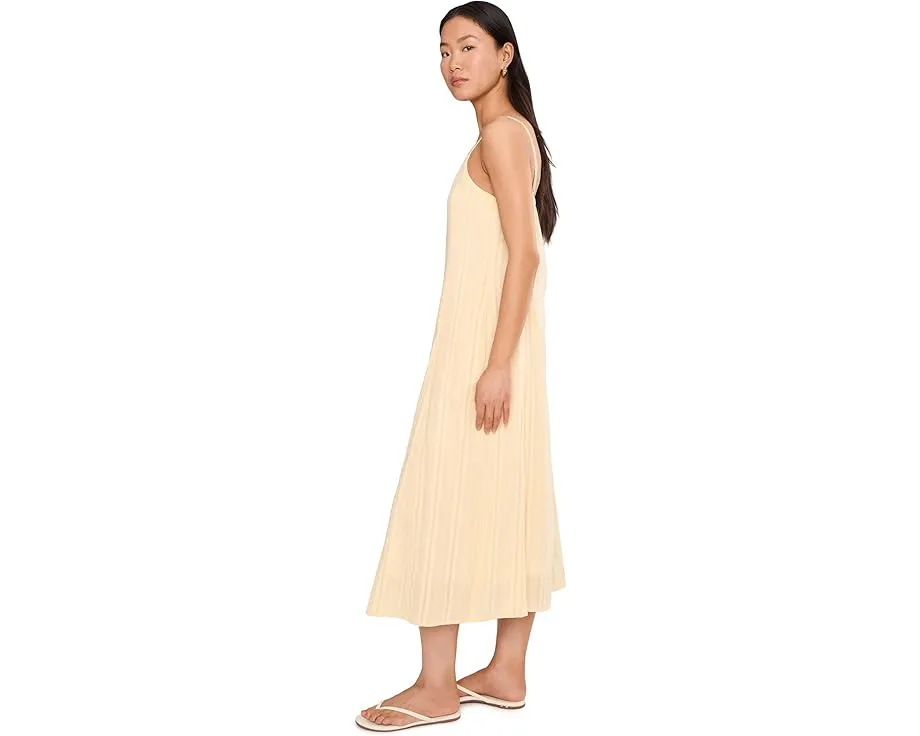 Макси-платье Splendid Meadow из хлопка с ажурной тканью и регулируемыми бретелями