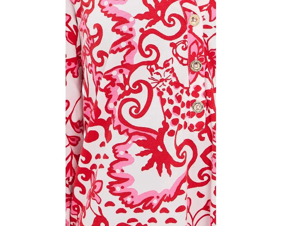 Платье Lilly Pulitzer Delany с воротником и оборками