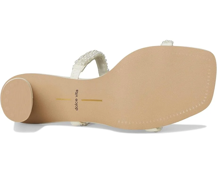 Босоножки Nolah Pearl на квадратном каблуке с жемчужным декором