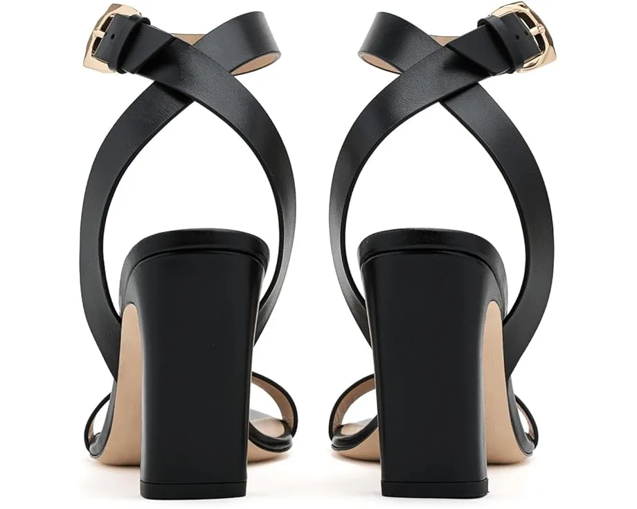 Сандалии Stuart Weitzman Sai Sandals 85 с квадратным носком и каблуком