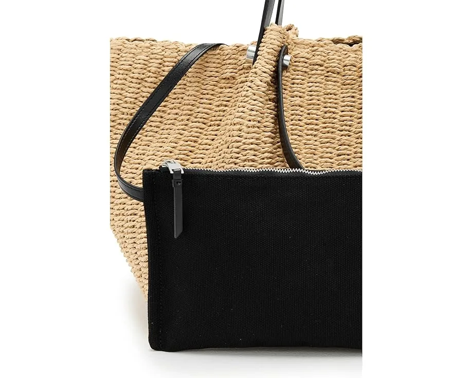 Сумка-тоут AllSaints Allington из соломки с магнитной застежкой